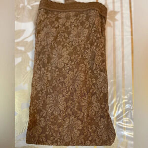 Italian lace tights with a seam at the back Beige size 3 without pack